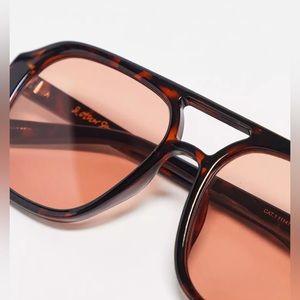 & Other Stories oversize sunglasses in tortoise